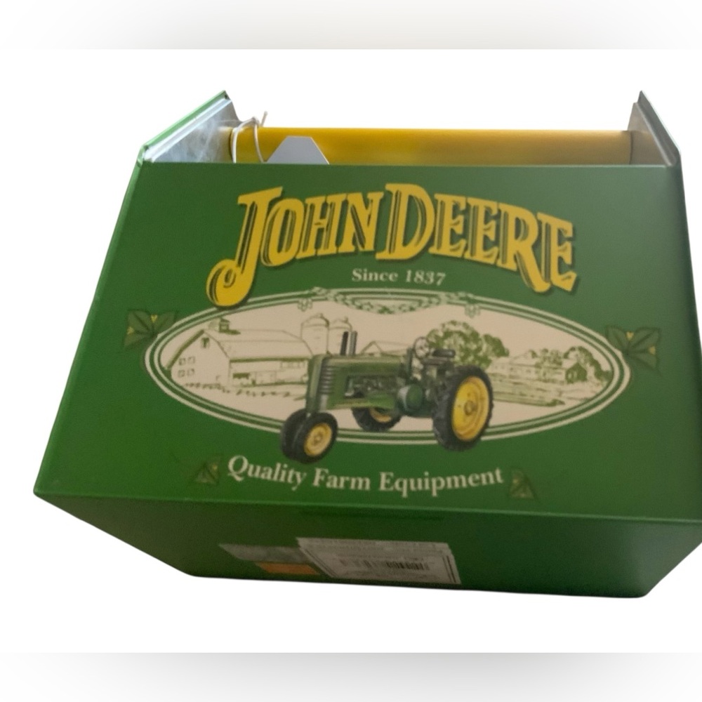 John Deere Green and Yellow tool box  caddy -new